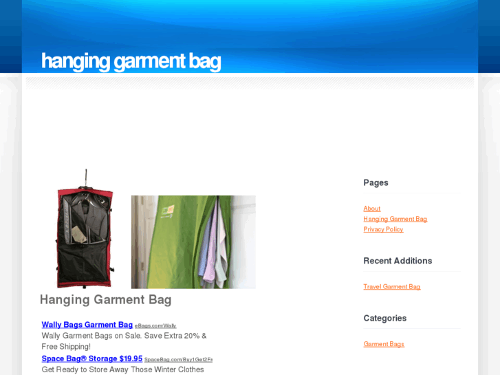 www.hanging-garment-bag.info