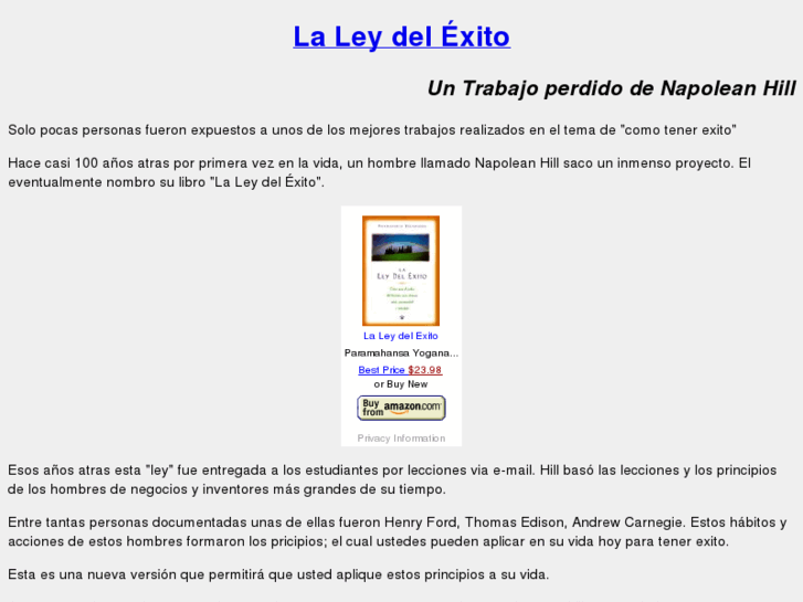 www.laleydelexito.com