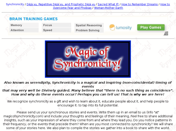 www.magicofsynchronicity.com