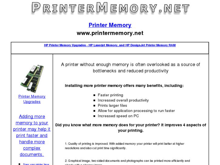 www.printermemory.net