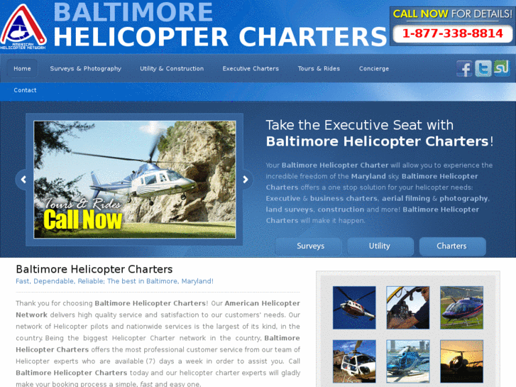 www.baltimore-helicopter-charters.com