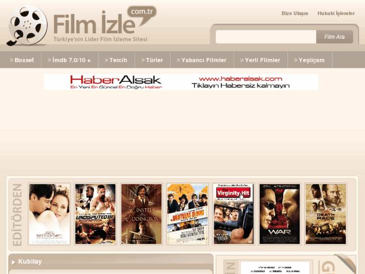 This snapshot of the website 'filmizle.com.tr' was generated on J...