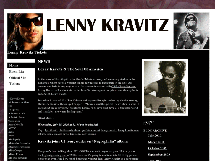 www.lennykravitztickets.com