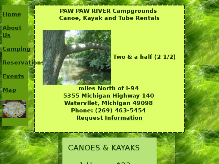 www.pawpawrivercampgroundandcanoes.com