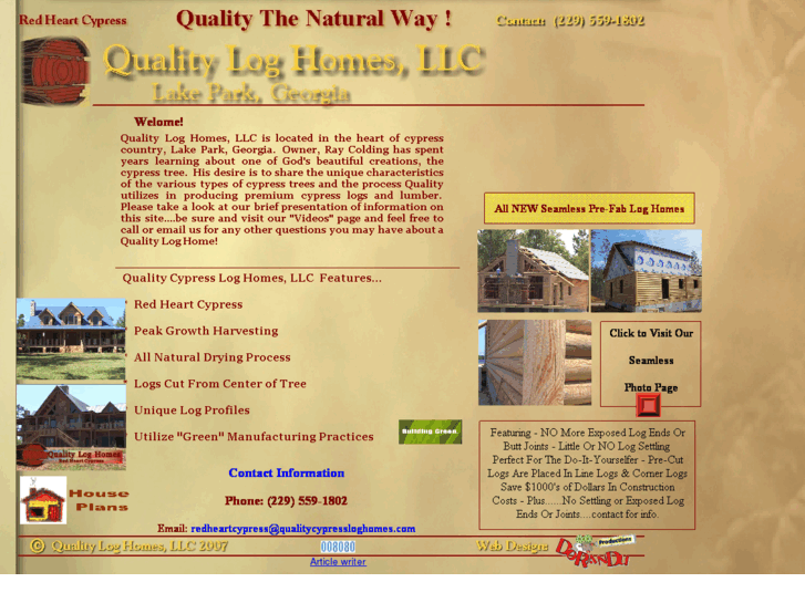 www.qualitycypressloghomes.com