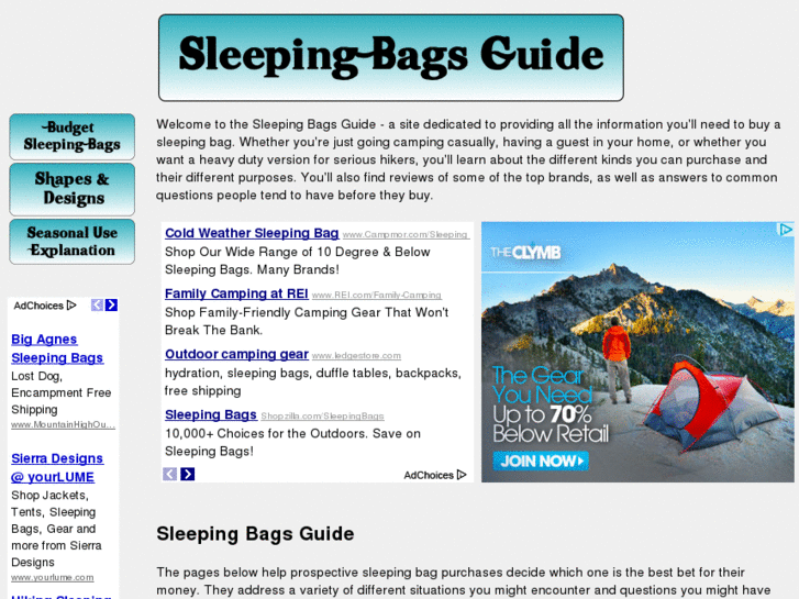 www.sleepingbagsguide.com