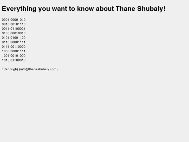 www.thaneshubaly.com