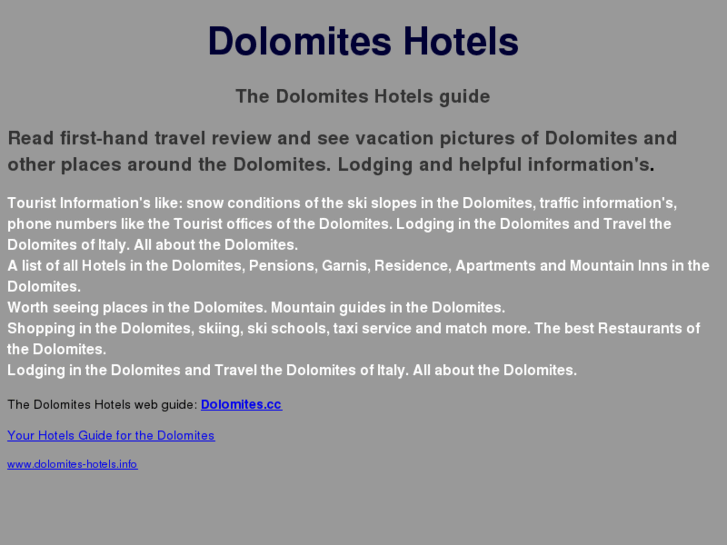 www.dolomites-hotels.info