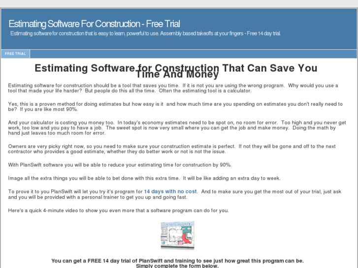 www.estimatingsoftwareforconstruction.com