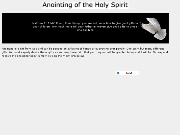 www.holyspiritanointing.com