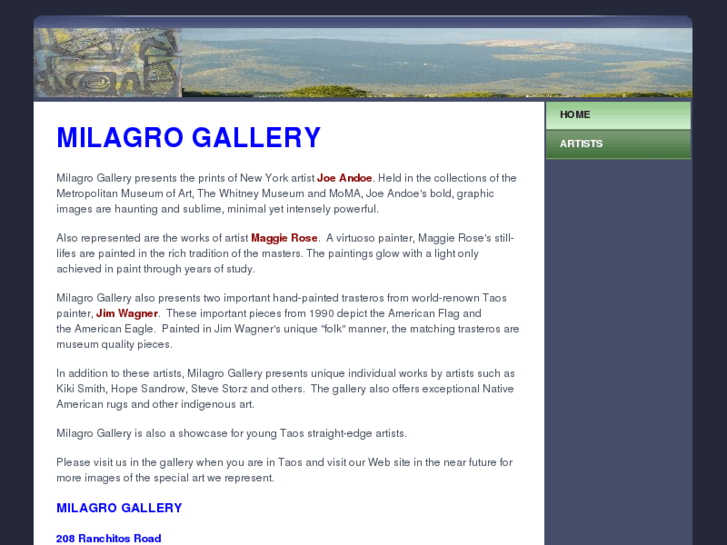 www.milagrogallery.com