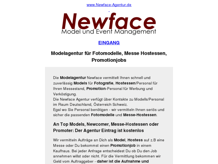 www.newface-agentur.com