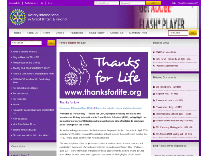 www.thanksforlife.org