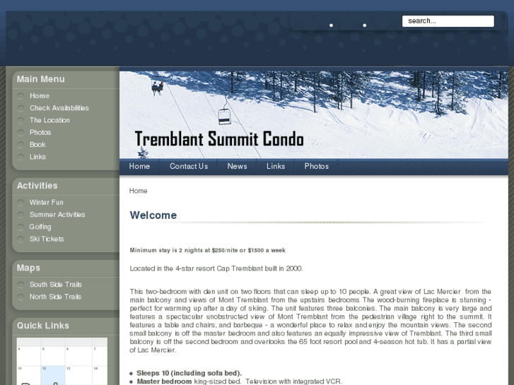 www.tremblantsummitcondo.com