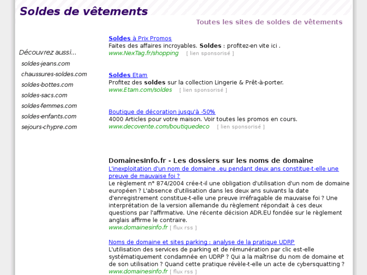 www.vetements-solde.com