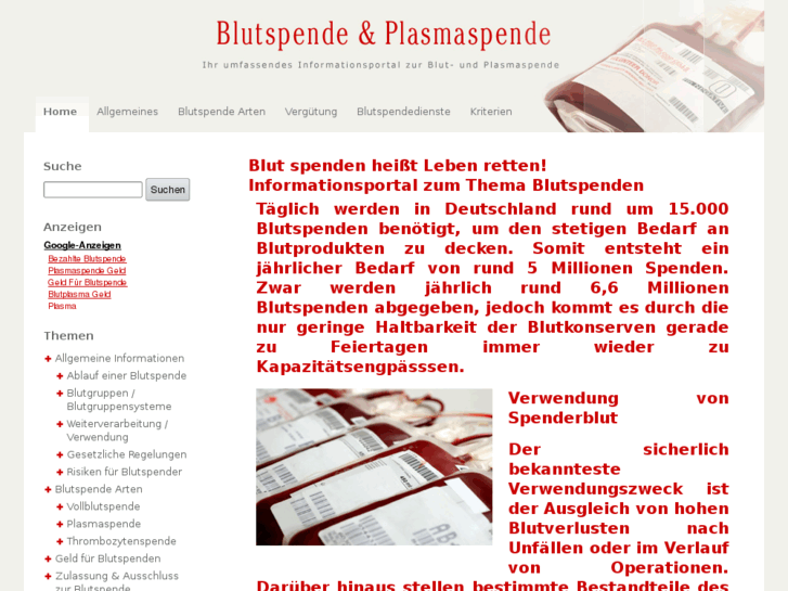 www.blutspende-plasmaspende.de