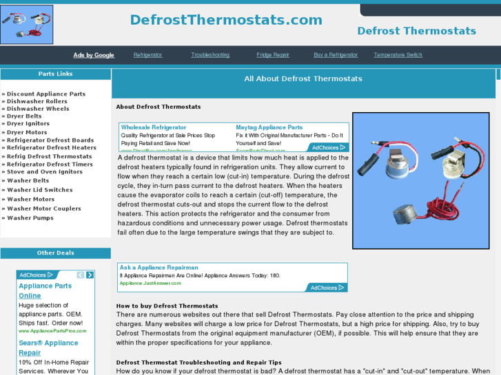 www.defrostthermostats.com