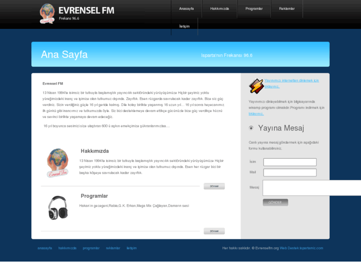 www.evrenselfm.com