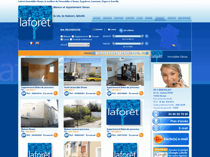 www.laforet-immobilier-senas.com