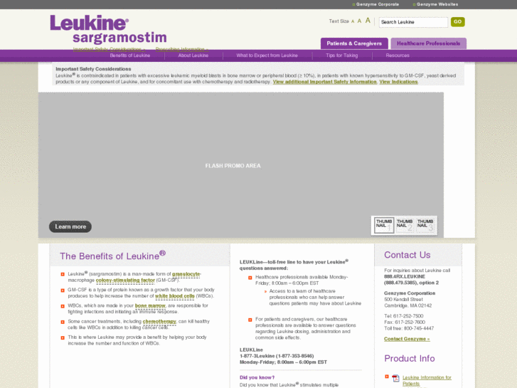 www.leukine.com