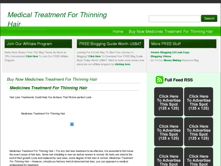 www.medicaltreatmentforthinninghair.com