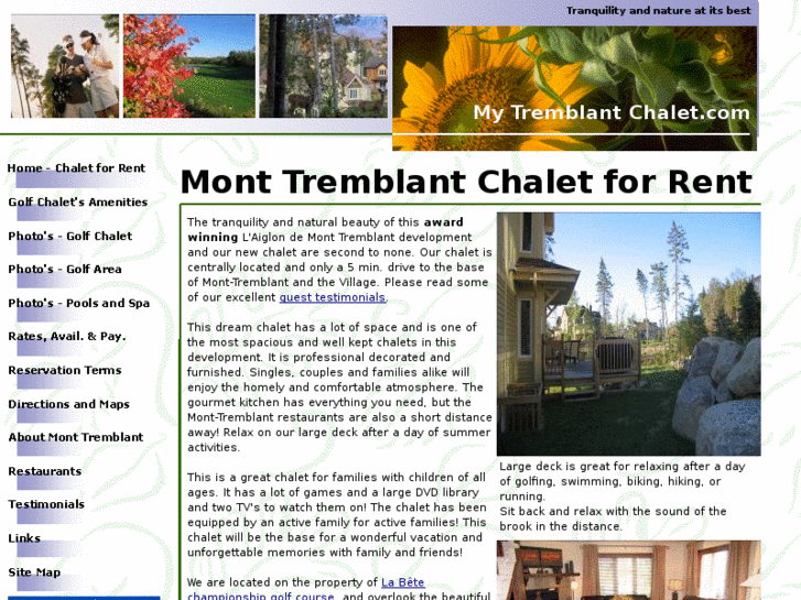 www.mytremblantchalet.com