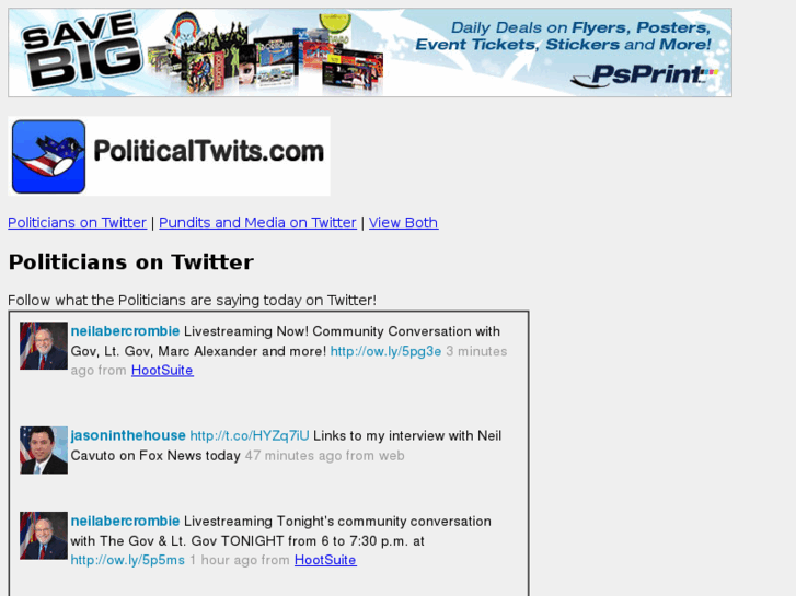 www.politicaltwits.com