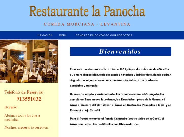 www.restaurantelapanocha.es