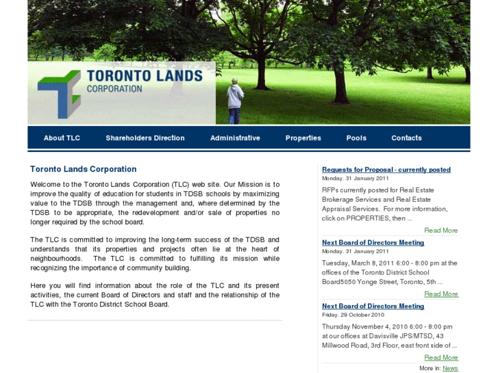 www.torontolandscorp.com