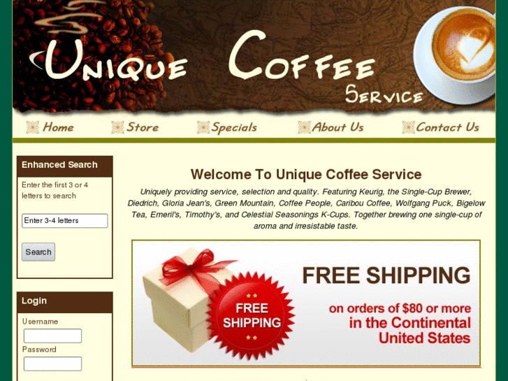 www.uniquecoffeeservice.com