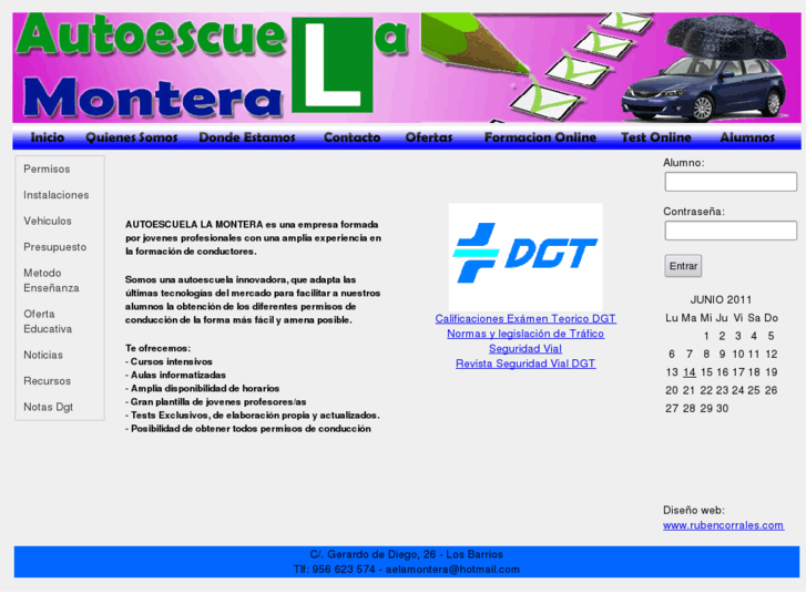 www.autoescuelalamontera.com