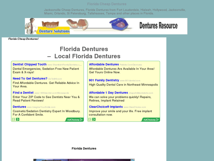 www.floridacheapdentures.com