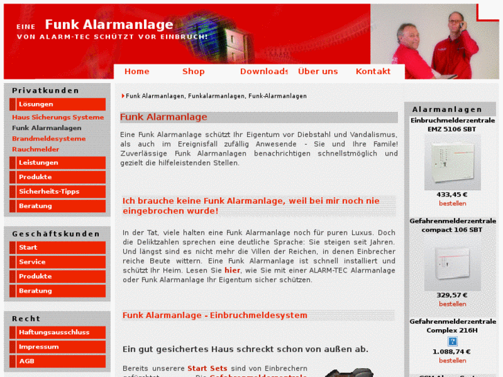 www.funk-alarmanlage-shop.de