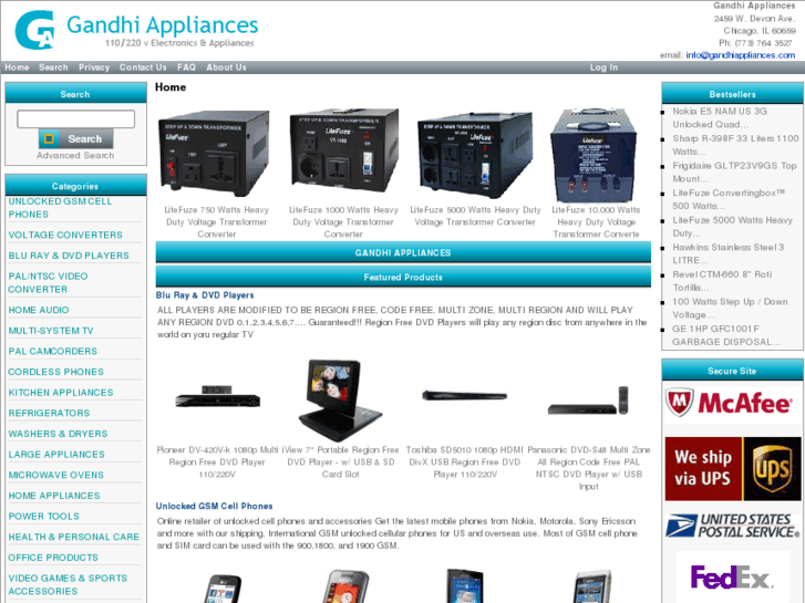 www.gandhiappliances.com