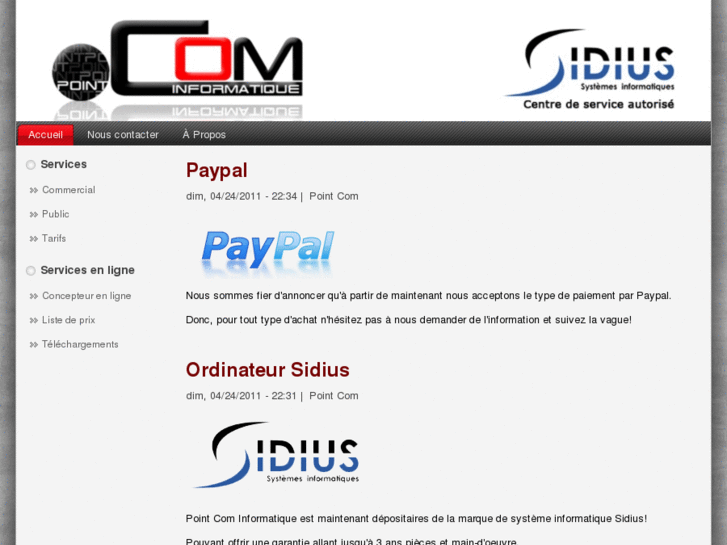 www.pointcom-informatique.com
