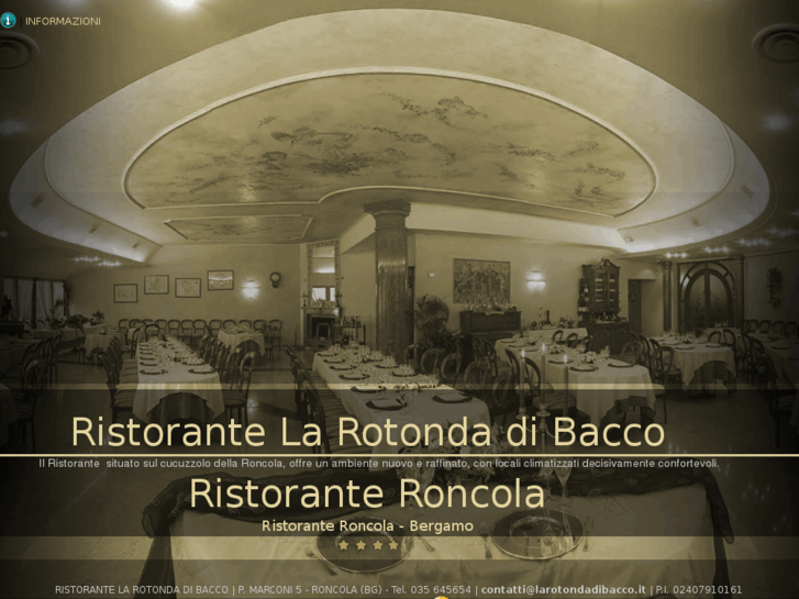 www.ristorantelarotondadibacco.com