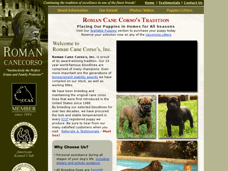 www.romancanecorso.com