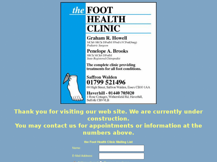 www.thefoothealthclinic.com