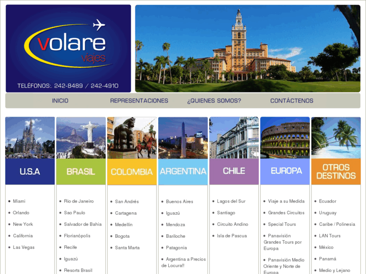 www.volare-viajes.com