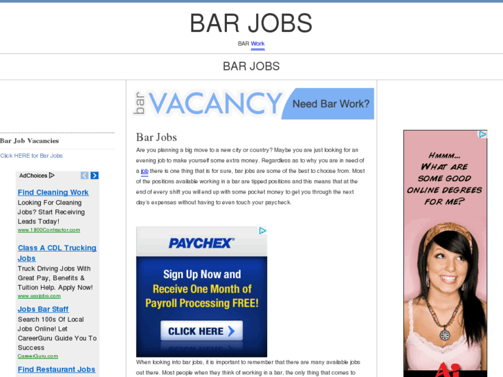 www.bar-jobs.net