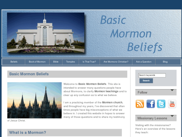 www.basicmormonbeliefs.com