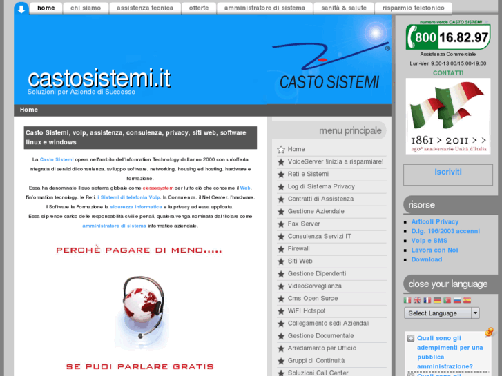 www.castosistemi.it