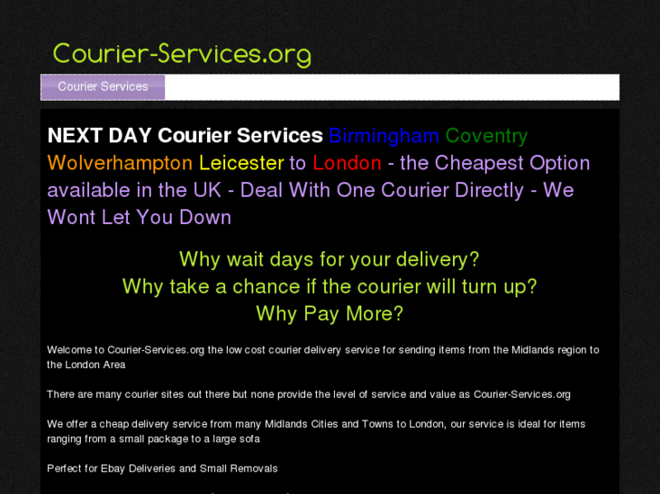 www.courier-services.org