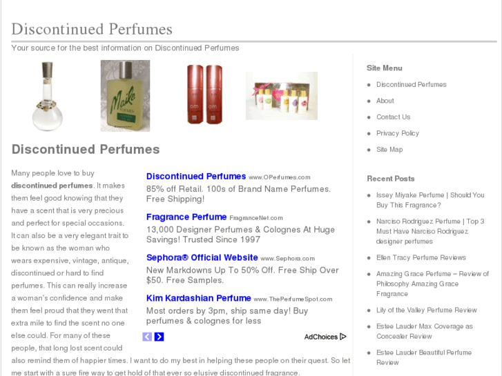 www.discontinuedperfumes.org