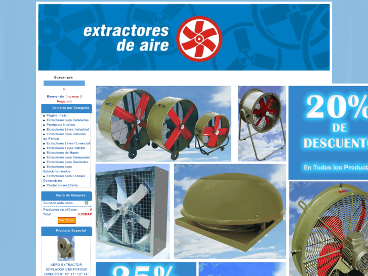 www.extractoresdeaire.com.mx