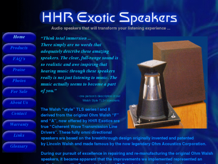 www.hhr-exoticspeakers.com