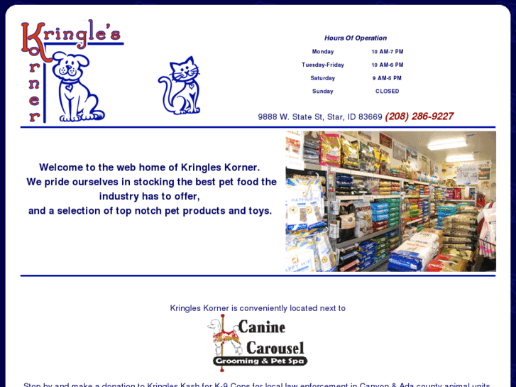 www.kringleskornerpetfood.com