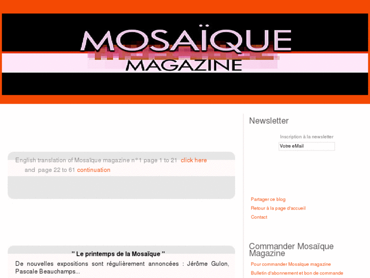 www.mosaiquemagazine.eu