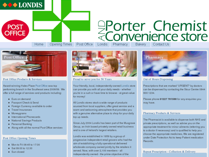 www.porterchemist.com