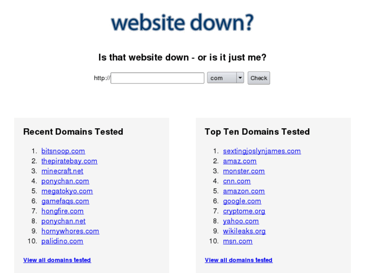 www.websitedown.net